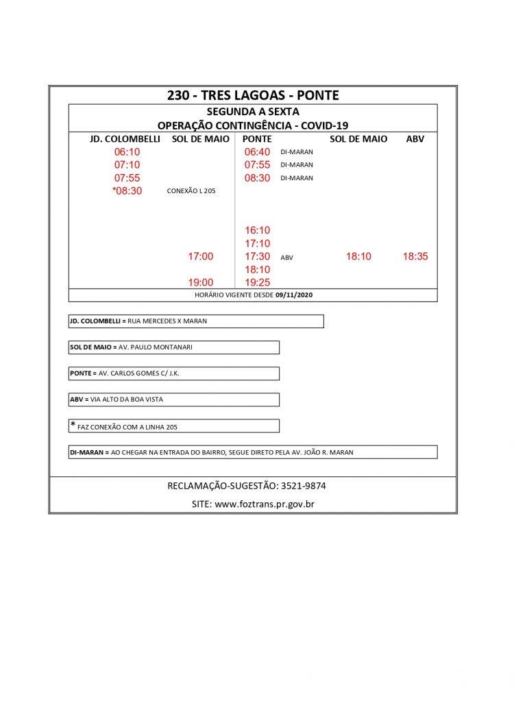 Transporte Coletivo retoma mais três linhas paralisadas antes da pandemia