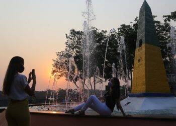 Mais de 5 mil pessoas visitaram o Marco das 3 Fronteiras no feriadão