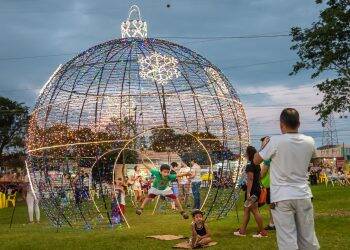 Primeiros testes do Natal de Luzes da Itaipu revelam: vem aí um grande espetáculo