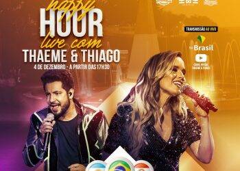 Marco das 3 Fronteiras será palco da live nacional de Thaeme e Thiago