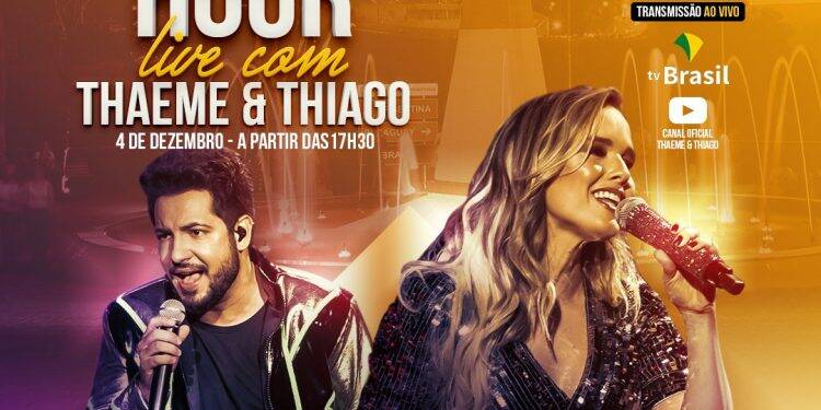Marco das 3 Fronteiras será palco da live nacional de Thaeme e Thiago