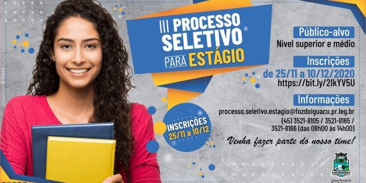 Câmara abre processo seletivo para contratação de estagiários para 2021