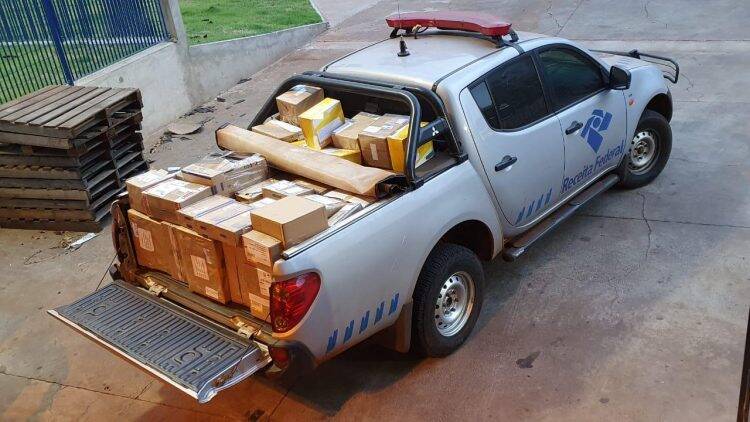 Operação Escudo: Receita Federal retém 145 volumes de remessas postais irregulares