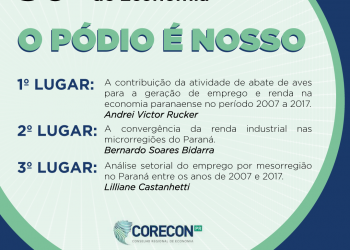 Pesquisas da Unioeste são contempladas no 30º Prêmio Paraná de Economia