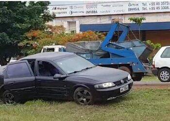 Sem saber que vítima era policial, assaltante é ferido a tiros na BR-277 em Foz