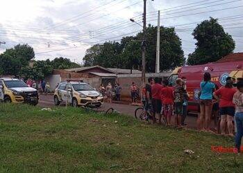 Motociclista morre após colisão contra viatura da Polícia Militar no Cidade Nova