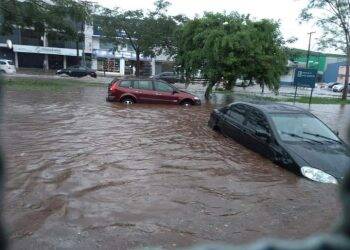 Temporal causa alagamentos, derruba árvores e descobre casas em Foz