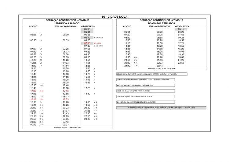 Transporte Coletivo terá 15 novos horários a partir desta sexta-feira, 04