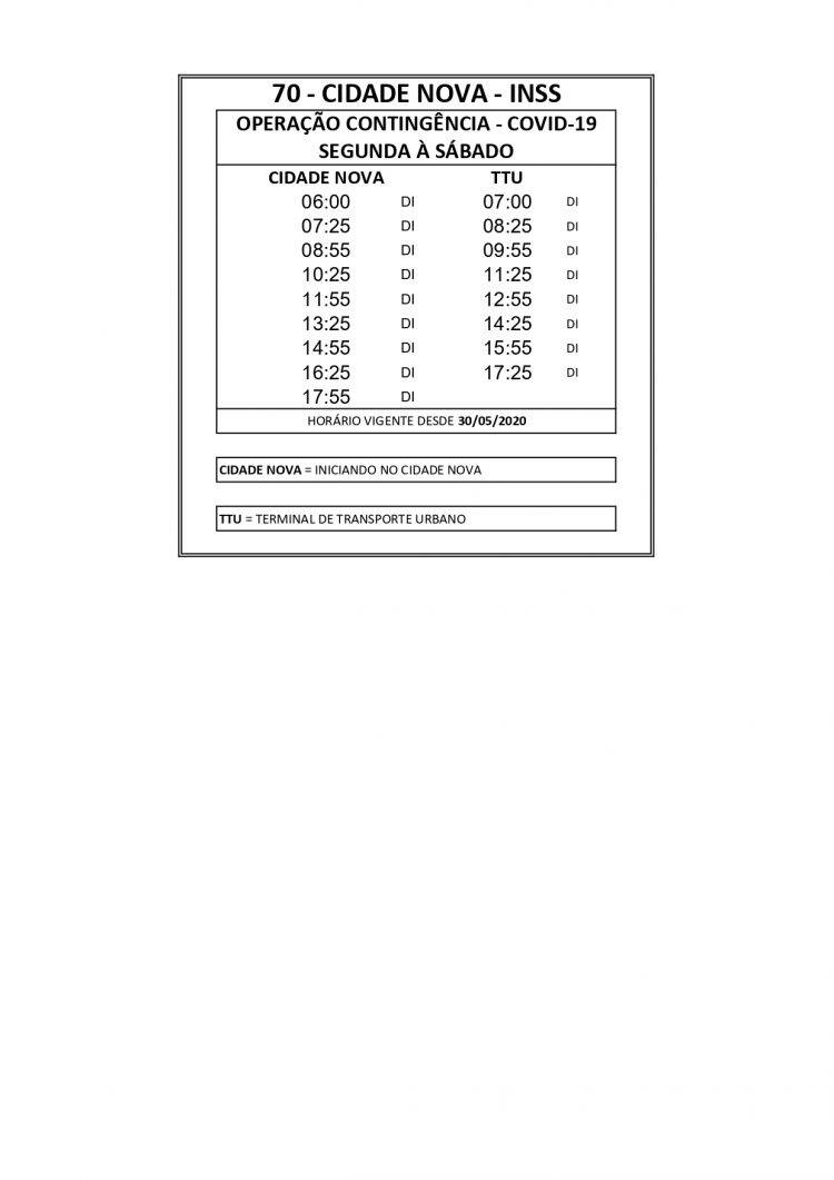 Transporte Coletivo terá 15 novos horários a partir desta sexta-feira, 04