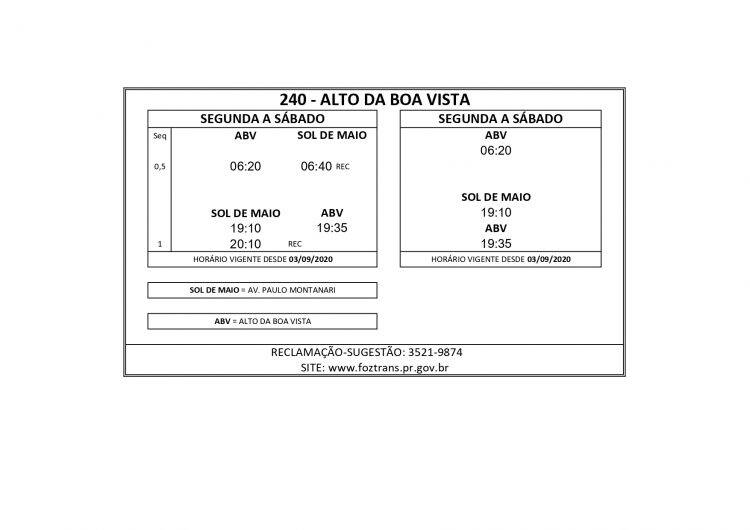Transporte Coletivo terá 15 novos horários a partir desta sexta-feira, 04