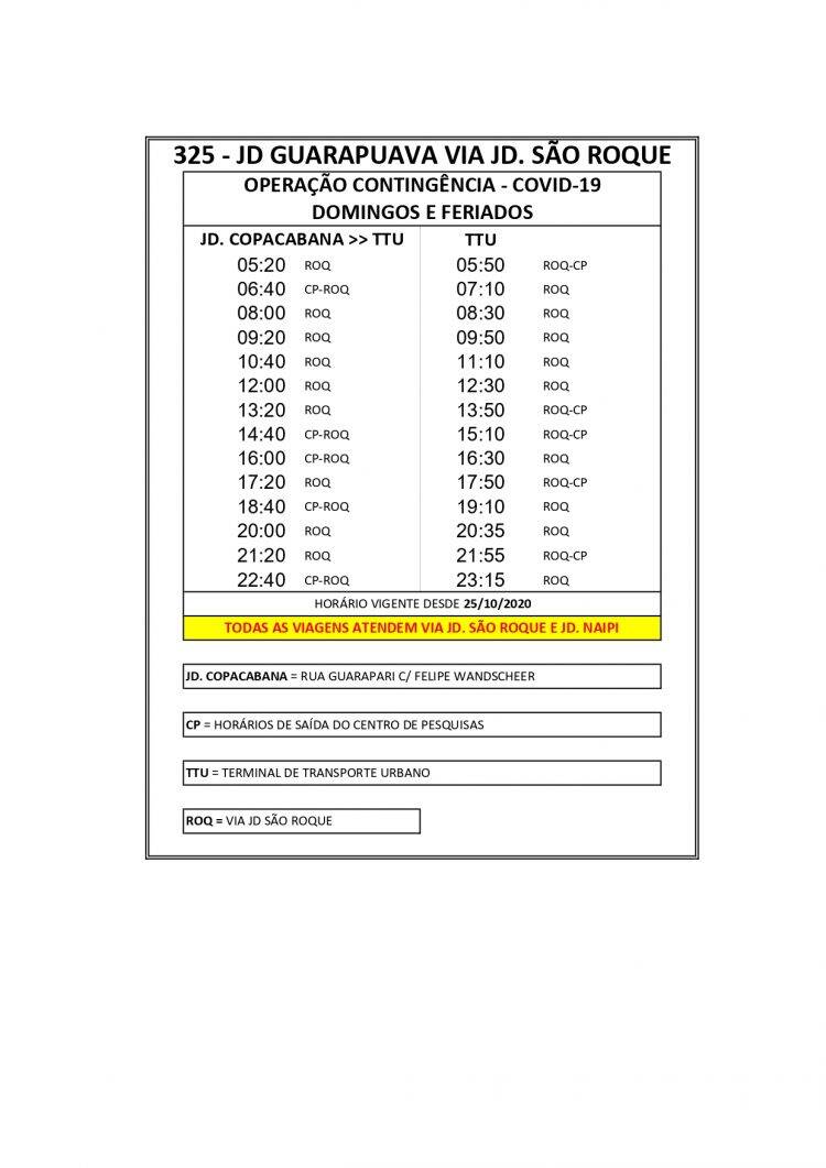 Transporte Coletivo terá 15 novos horários a partir desta sexta-feira, 04