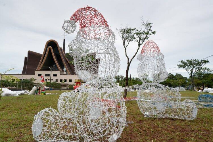 Natal de Luzes da Itaipu também poderá ser visto em circuito de sistema drive-thru