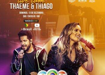 Live de Thaeme e Thiago será neste domingo no Marco das 3 Fronteiras