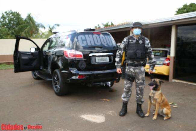 Assalto à residência em Missal tem troca de tiros com a Polícia e assaltante morto