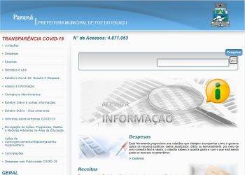 Portal da Transparência de Foz está entre os mais bem avaliados pelo TCE-PR