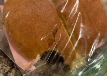 Mulher viraliza com mordida no sanduíche do marido todos os dias há 41 anos