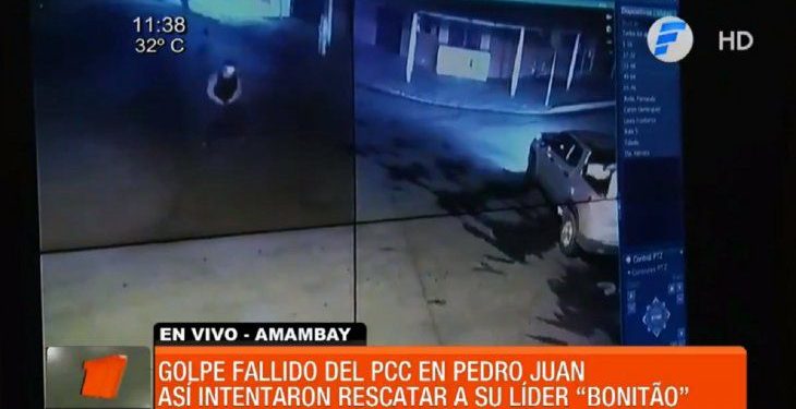 Polícia do Paraguai divulga imagens do ataque que tinha intenção de libertar “Bonitão do PCC”