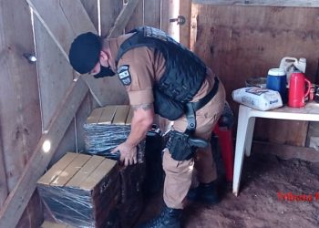 Policia Militar apreende 180kg de maconha no Portal da Foz