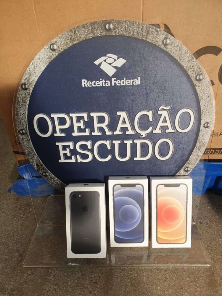 Receita Federal apreende Iphones que seriam enviados pelos Correios em Foz