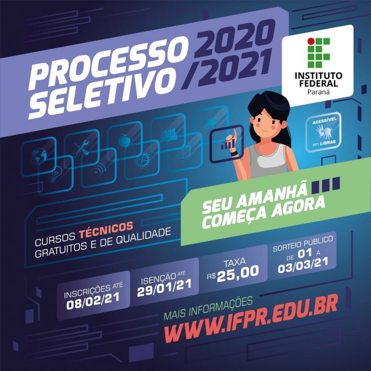Instituto Federal abre Processo Seletivo para cursos técnicos de nível médio