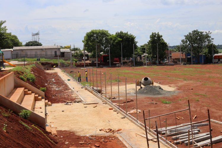 Prefeitura de Foz investe na construção de áreas de lazer no bairro Cidade Nova