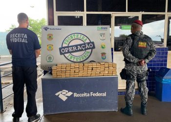 Receita Federal e Força Nacional apreendem 90 quilos de maconha na Ponte da Amizade