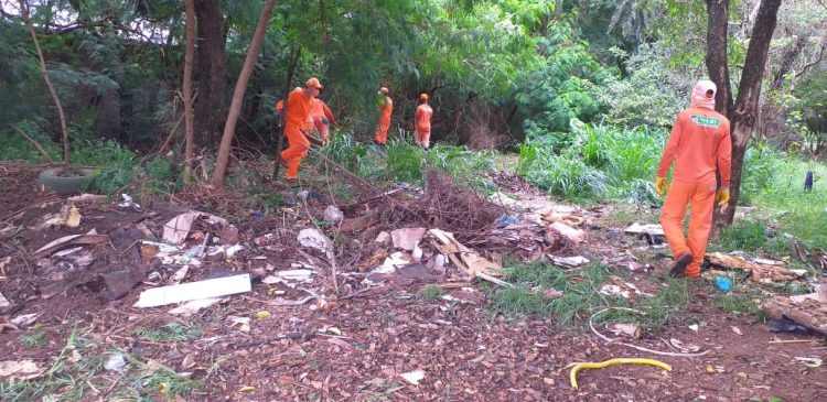 Força-tarefa retira quase 60 toneladas de lixo de rios e córregos em apenas um dia