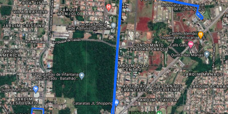 Foztrans coloca nova linha de ônibus para atender rodoviária