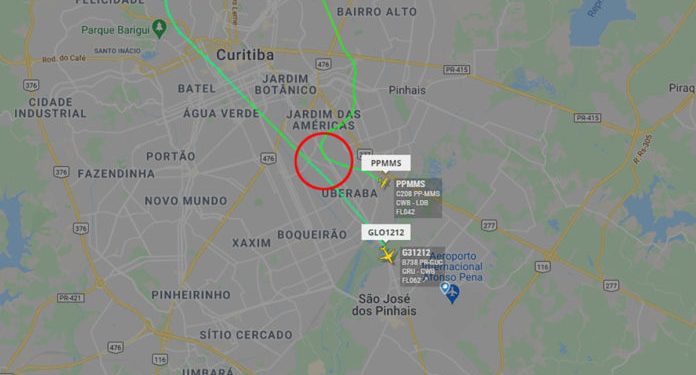 Avião com vacinas no Paraná falha e “quase” se choca com aeronave da GOL; vídeo