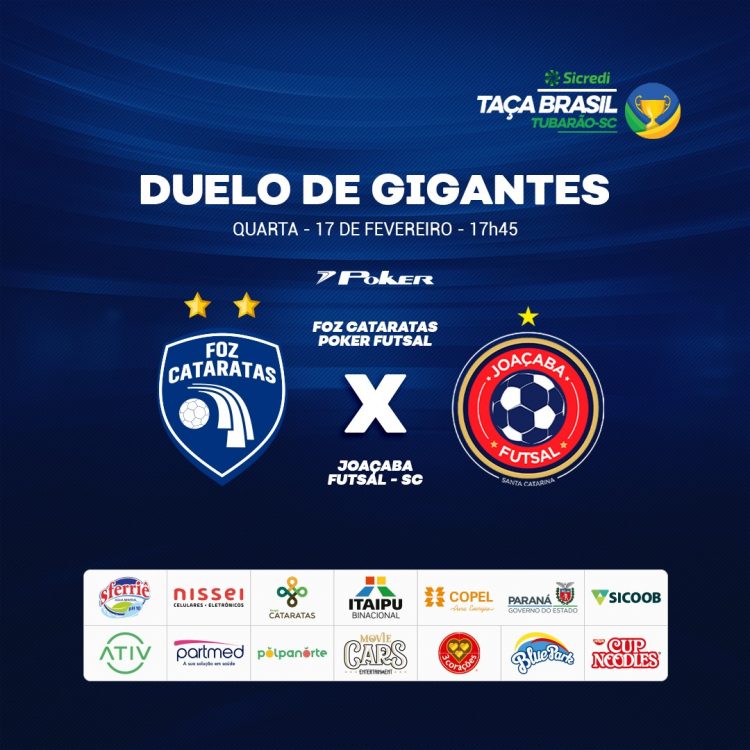 Foz Cataratas enfrenta o Joaçaba nesta quarta pela Taça Brasil