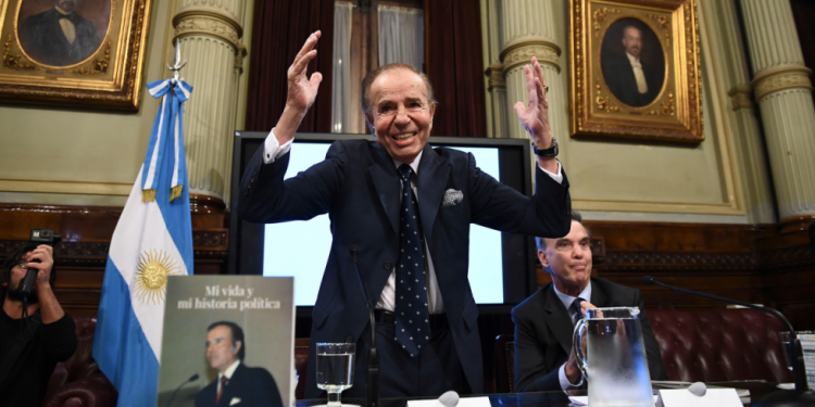Morre o ex-presidente argentino Carlos Menem