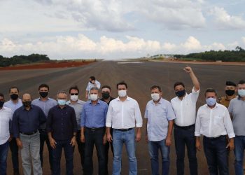 Ampliação da pista do Aeroporto de Foz do Iguaçu alcança 85%