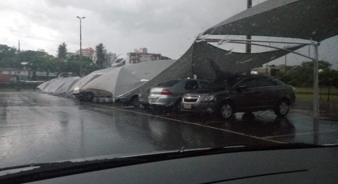 Temporal é registrado em Medianeira e região; vídeo