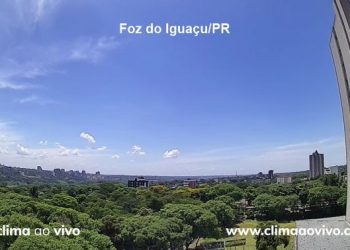 Foz ganha câmera de monitoramento climático, disponível ao vivo e gratuitamente na internet