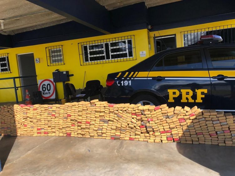 PRF apreende 150 toneladas de drogas no Paraná em 2020 e registra novo recorde histórico
