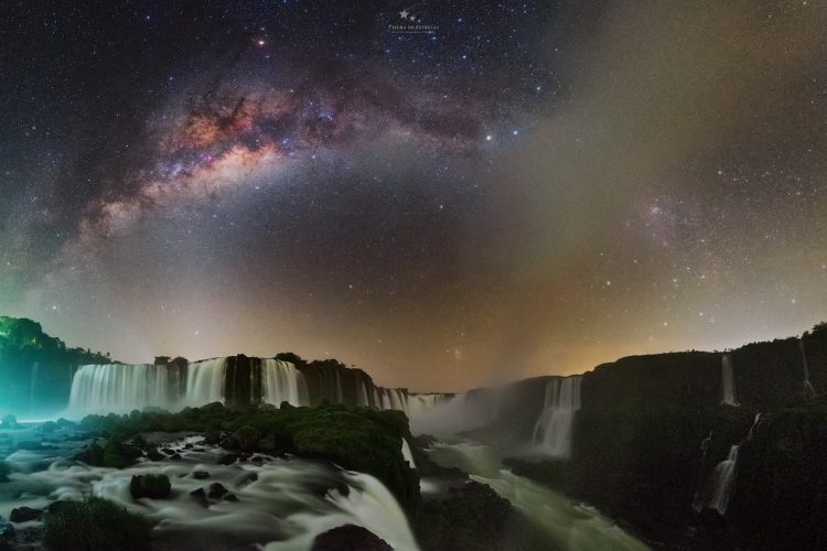 Cataratas do Iguaçu compõe registros celestiais inéditos
