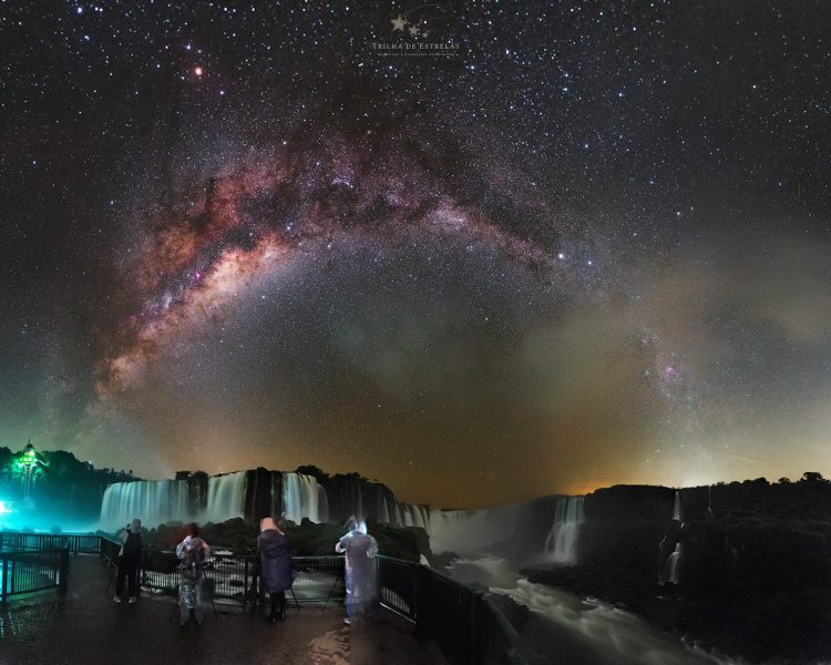 Cataratas do Iguaçu compõe registros celestiais inéditos