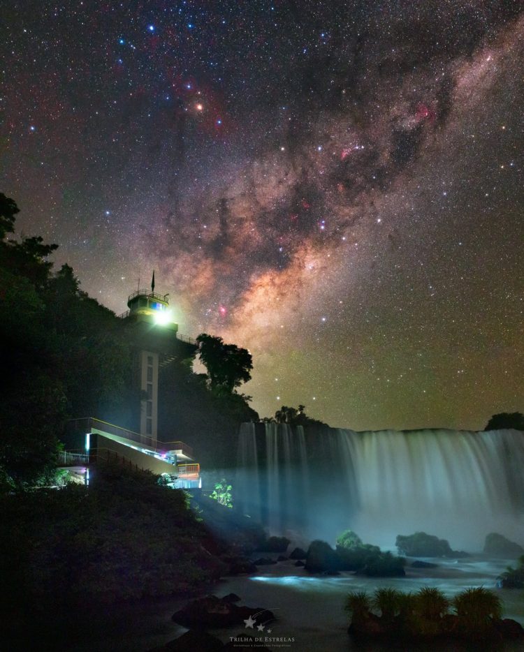 Cataratas do Iguaçu compõe registros celestiais inéditos