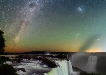Cataratas do Iguaçu compõe registros celestiais inéditos