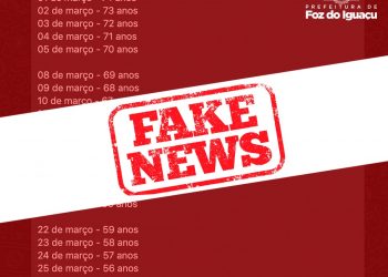 Imagem com data para vacinação de idosos é falsa