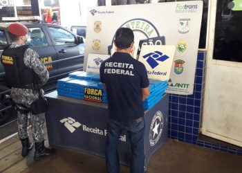 Receita Federal apreende 150 quilos de cocaína na Ponte da Amizade