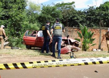 Homem de 44 anos morre após colidir veículo contra muro no Jardim Califórnia