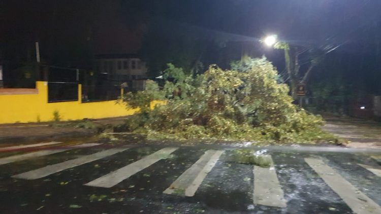 Temporal deixou 32 mil unidades sem energia em Foz e Santa Terezinha