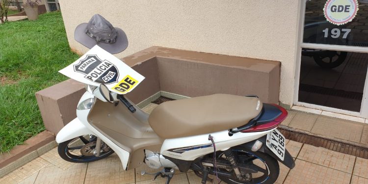 GDE prende mulher em flagrante por furto de motocicleta