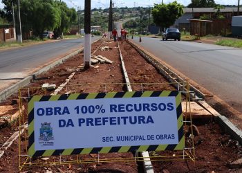 Ciclovia da Avenida Andradina trará mais possibilidades de trajetos seguros aos ciclistas de Foz