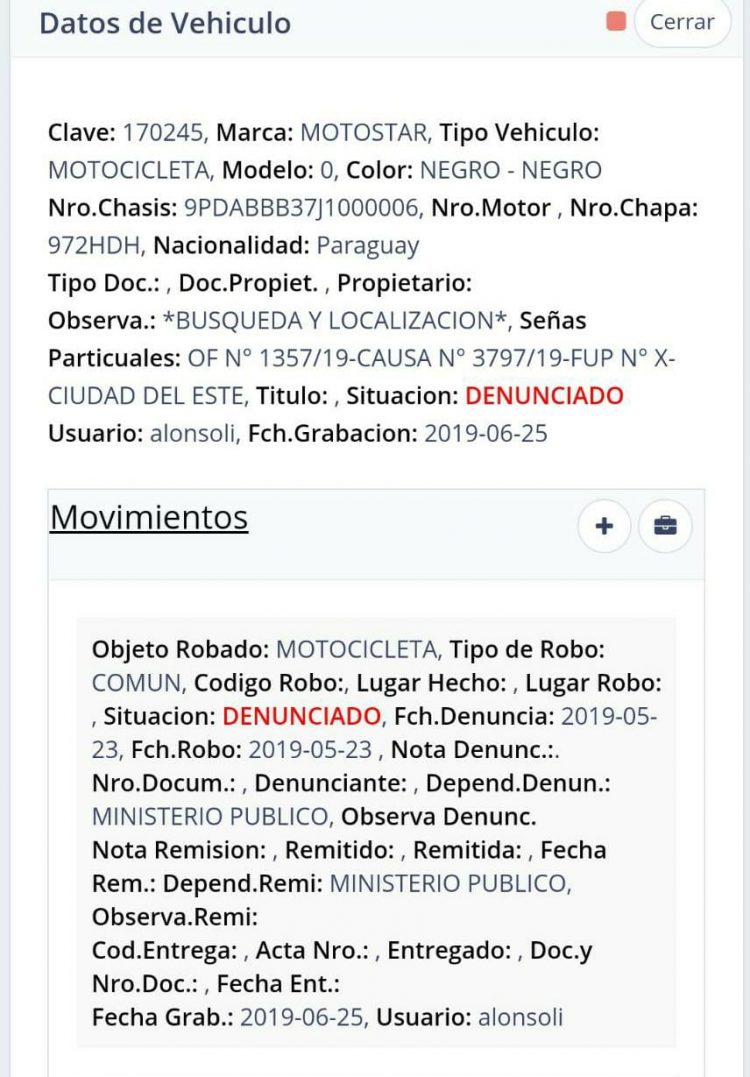 Guarda Municipal apreende adolescente com moto furtada no Paraguai