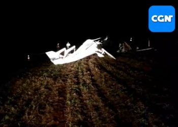 Duas pessoas morrem em queda de aeronave em Cascavel