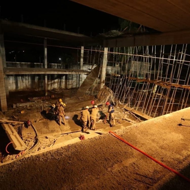 Engenheiros de 27 e 43 anos morreram no desabamento em obra no centro de Foz