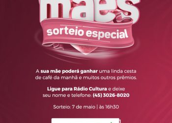 Participe da promoção do Dia das Mães da Rádio Cultura