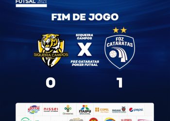 Foz Cataratas Poker Futsal estreia com vitória no paranaense